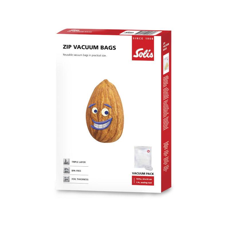 Solis Ziplock Vacuum Bags - 26 x 35 cm