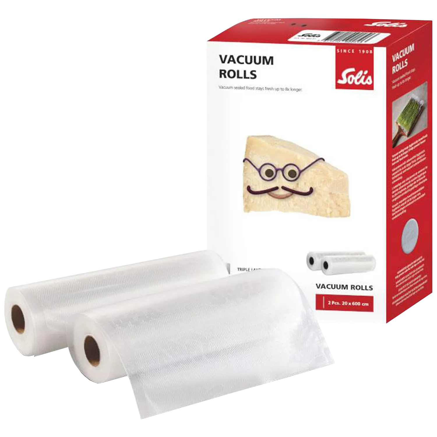 SOLIS Wave | 2 Vacuum Seal Rolls | 20cmx6m